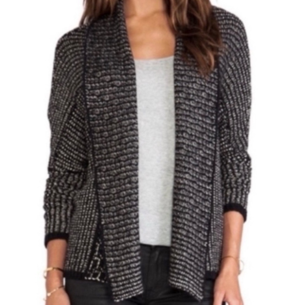 Velvet by Graham & Spencer - Kiana Sweater - Open style - Size S Black Very Good